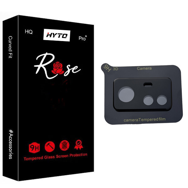 محافظ لنز دوربین هیتو مدل Rose 3D Tempered مناسب برای گوشی موبایل شیائومی Redmi Note 12s