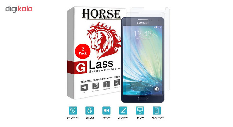 محافظ صفحه نمایش هورس مدل UCC مناسب برای گوشی موبایل سامسونگ Galaxy A5 2015 بسته دو عددی