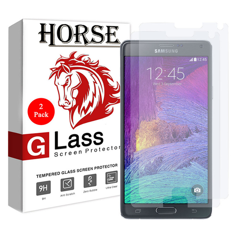 محافظ صفحه نمایش هورس مدل UCC مناسب برای گوشی موبایل سامسونگ Galaxy Note 4 بسته دو عددی