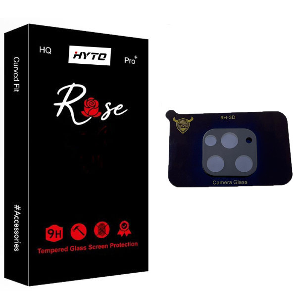 محافظ لنز دوربین هیتو مدل Rose 3D Carbon مناسب برای گوشی موبایل اپل iPhone 11 Pro