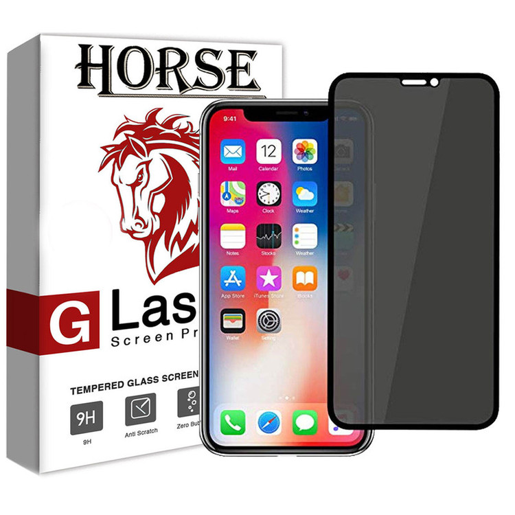 محافظ صفحه نمایش حریم شخصی هورس مدل SSP مناسب برای گوشی موبایل اپل iPhone Xs Max