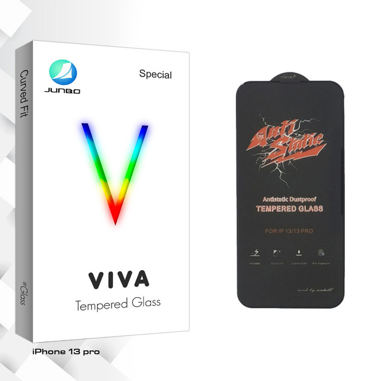 محافظ صفحه نمایش جانبو مدل Viva Glass ANTI-STATIC مناسب برای گوشی موبایل اپل iPhone 13 pro