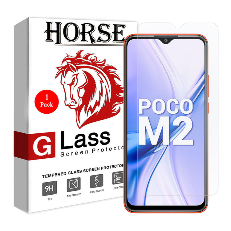 محافظ صفحه نمایش شیشه ای هورس مدل SMP01 مناسب برای گوشی موبایل شیائومی Poco M2