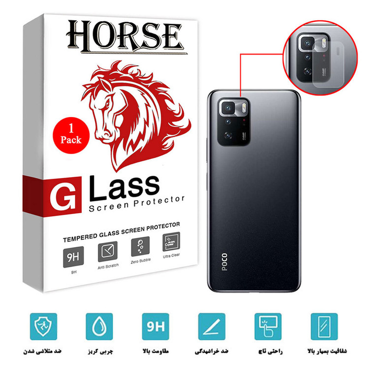 محافظ لنز دوربین هورس مدل SGL01 مناسب برای گوشی موبایل شیائومی Poco X3 GT