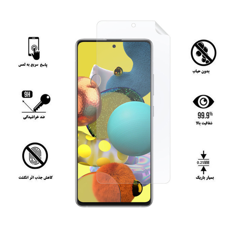 محافظ صفحه نمایش نانو هورس مدل TPU-H مناسب برای گوشی موبایل سامسونگ Galaxy A51