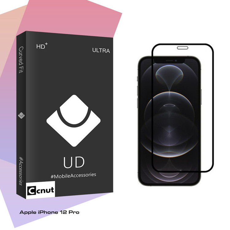محافظ صفحه نمایش کوکونات مدل UD Black مناسب برای گوشی موبایل اپل iPhone 12 Pro
