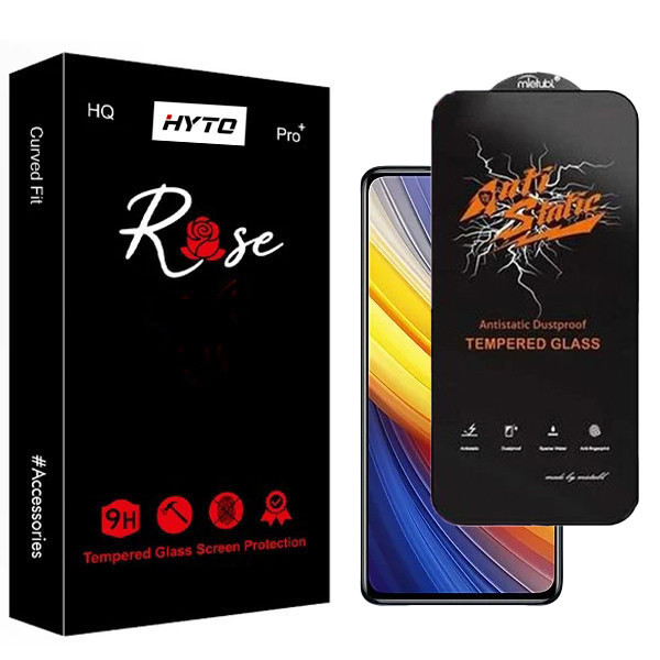محافظ صفحه نمایش هیتو مدل Rose Antistatic Touch مناسب برای گوشی موبایل شیائومی Poco X3 / Rm K30 / K30 5G / Note 9 Pro / Pro Max / 9s / Note 10 Lite / Poco X2 / X3 Pro / X3 NFC / M2 Pro / XM 11T / 11T Pro / sam A72 / A80 / A90 / M55 / C55 / F55