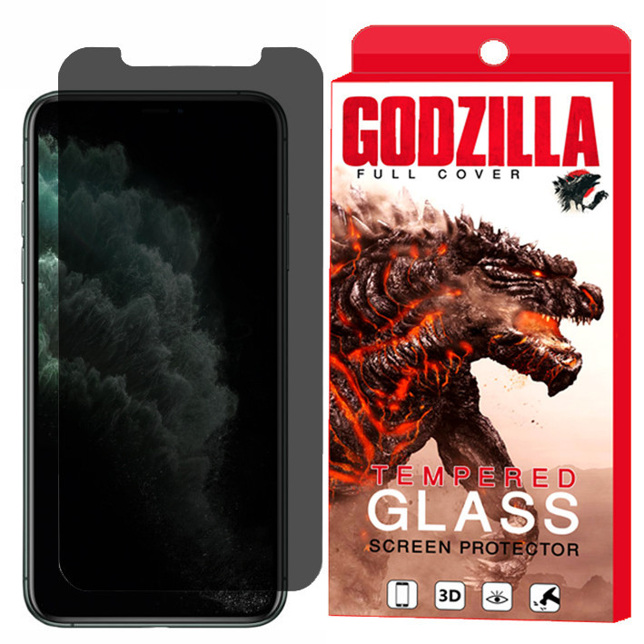 محافظ صفحه نمایش حریم شخصی گودزیلا مدل GGPS مناسب برای گوشی موبایل اپل iPhone 11 PRO