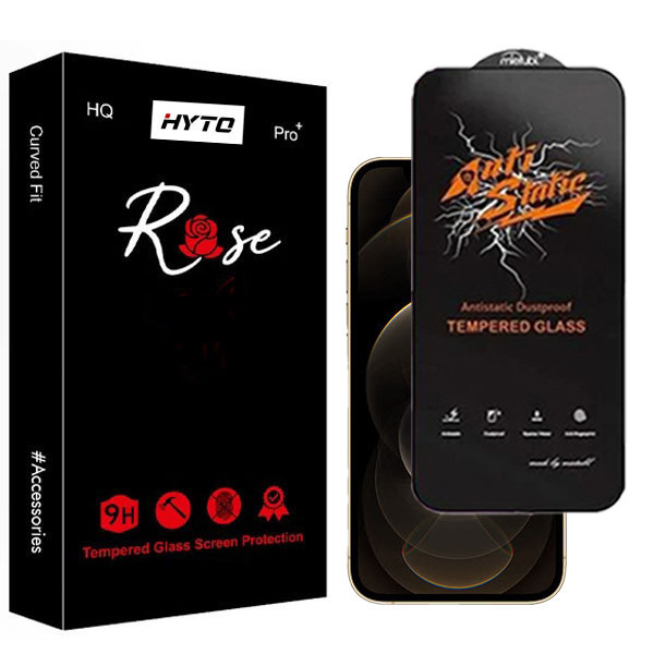 محافظ صفحه نمایش هیتو مدل Rose Antistatic Touch مناسب برای گوشی موبایل اپل Iphone 12 / 12 Pro