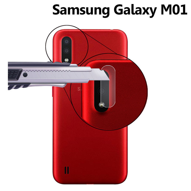 محافظ لنز دوربین هورس مدل UTF مناسب برای گوشی موبایل سامسونگ Galaxy M01 بسته دو عددی