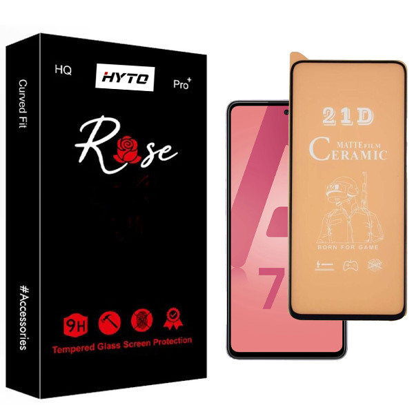محافظ صفحه نمایش سرامیکی مات هیتو مدل Rose Ceraforce مناسب برای گوشی موبایل سامسونگ galaxy a72