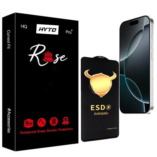 محافظ صفحه نمایش هیتو مدل Rose Biva Antistatic Pro مناسب برای گوشی موبایل اپل iphone 16 pro max