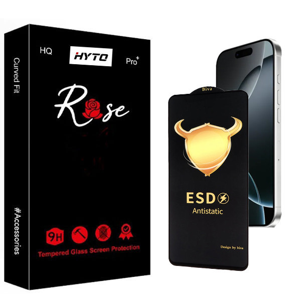 محافظ صفحه نمایش هیتو مدل Rose Biva Antistatic Touch مناسب برای گوشی موبایل اپل IPhone 16 Pro Max