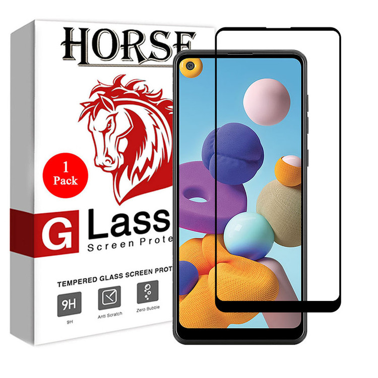 محافظ صفحه نمایش 5D هورس مدل FAG مناسب برای گوشی موبایل سامسونگ Galaxy A21