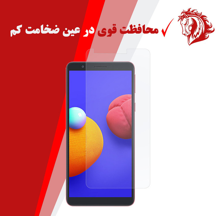 محافظ صفحه نمایش هورس مدل UCC مناسب برای گوشی موبایل سامسونگ Galaxy A01 Core بسته سه عددی