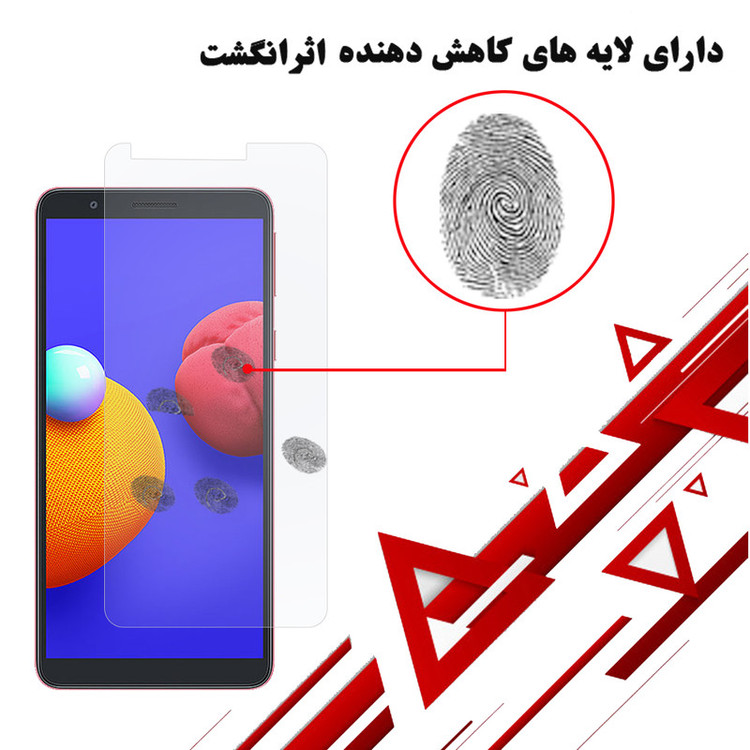 محافظ صفحه نمایش هورس مدل UCC مناسب برای گوشی موبایل سامسونگ Galaxy A01 Core بسته سه عددی