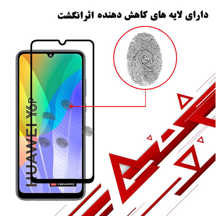 محافظ صفحه نمایش 5D هورس مدل FAG مناسب برای گوشی موبایل هوآوی Y6p بسته سه عددی