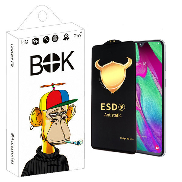 محافظ صفحه نمایش بوک مدل Biva Antistatic مناسب برای گوشی موبایل سامسونگ Galaxy A40