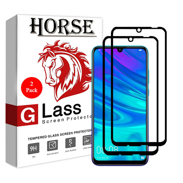 محافظ صفحه نمایش 5D هورس مدل FAG مناسب برای گوشی موبایل هوآوی P Smart 2019 بسته دو عددی