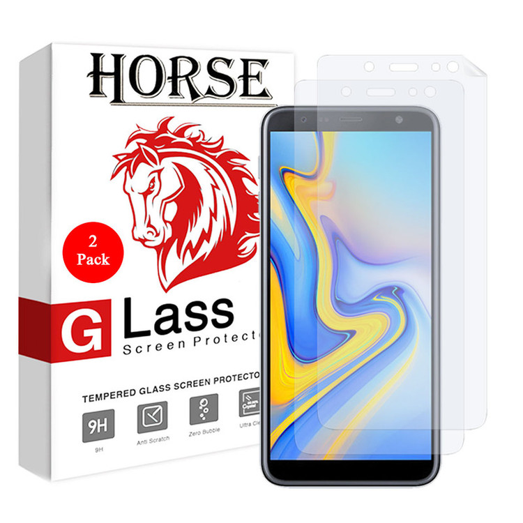 محافظ صفحه نمایش هورس مدل FSN مناسب برای گوشی موبایل سامسونگ Galaxy J6 Plus 2018 بسته دو عددی