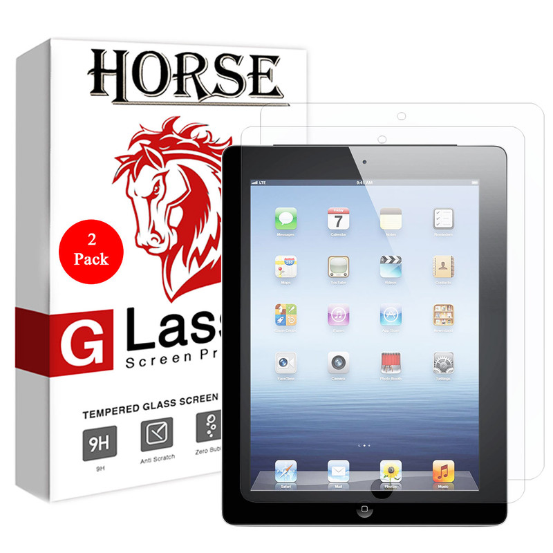محافظ صفحه نمایش گلس هورس مدل UCC مناسب برای تبلت اپل iPad 3 بسته دو عددی