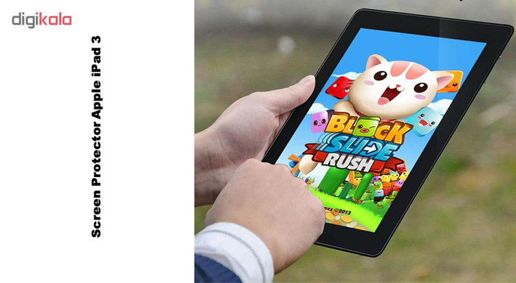 محافظ صفحه نمایش گلس هورس مدل UCC مناسب برای تبلت اپل iPad 3 بسته دو عددی