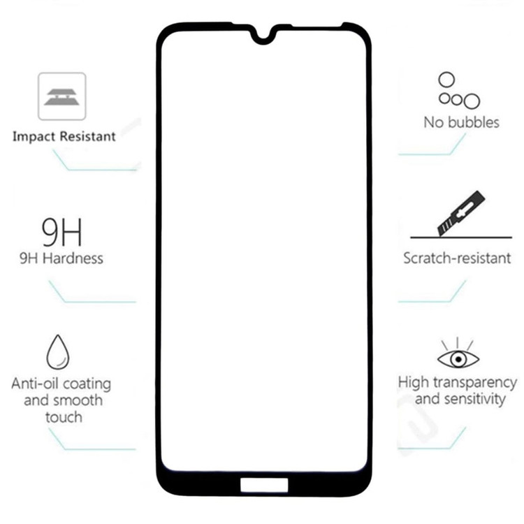 محافظ صفحه نمایش 5D هورس مدل FAG مناسب برای گوشی موبایل هوآوی Y7 Pro 2019