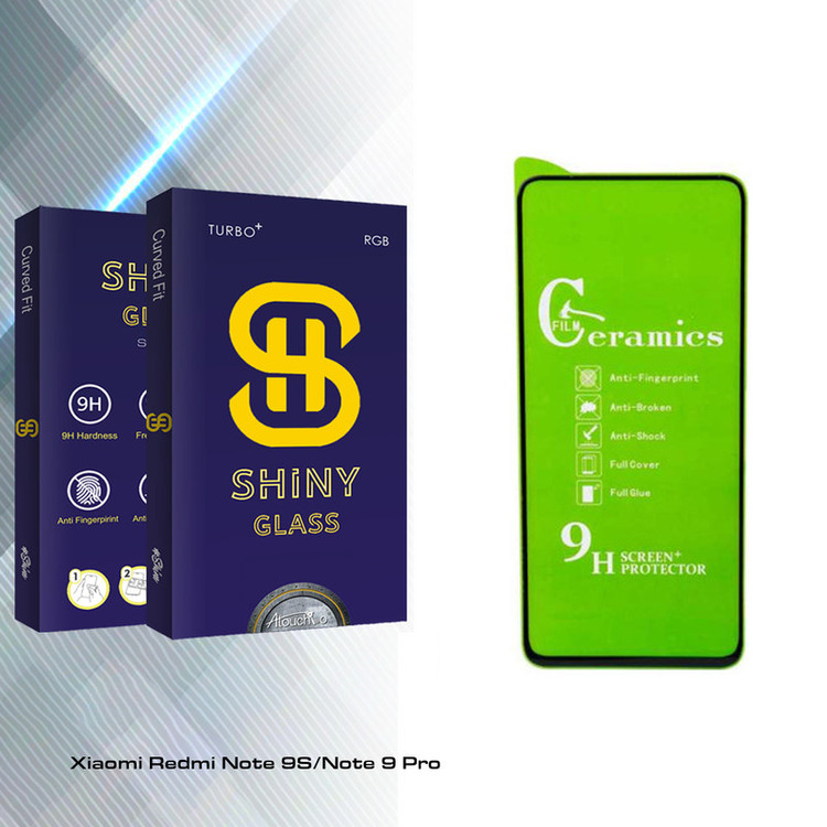 محافظ صفحه نمایش آتوچبو مدل Shiny Glass مناسب برای گوشی شیائومی Redmi Note 9S