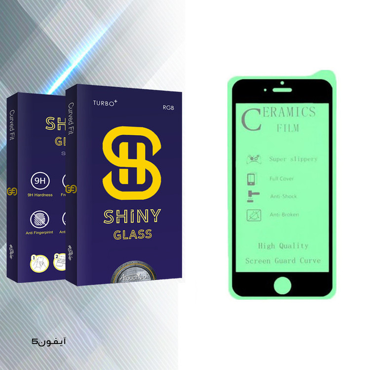 محافظ صفحه نمایش سرامیکی آتوچبو مدل Shiny Glass مناسب برای گوشی موبایل اپل Iphone 5