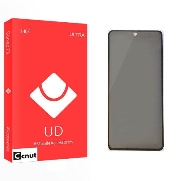 محافظ صفحه نمایش حریم شخصی کوکونات مدل UD Glass مناسب برای گوشی موبایل شیائومی Redmi Note 9 Pro