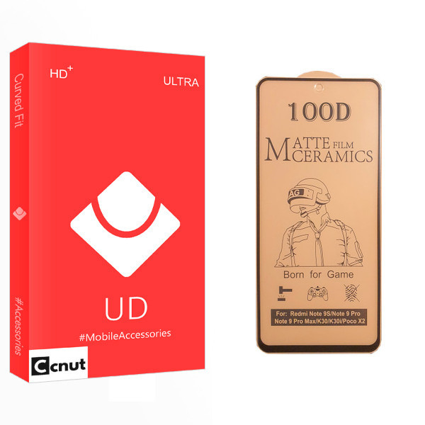محافظ صفحه نمایش سرامیکی کوکونات مدل UD مناسب برای گوشی موبایل شیائومی Redmi Note 9s