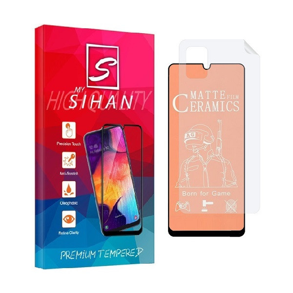 محافظ صفحه نمایش مات مای سیحان مدل 2CMN مناسب برای گوشی موبایل سامسونگ Galaxy A31 به همراه محافظ پشت گوشی