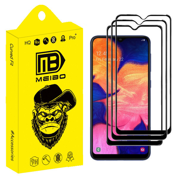 محافظ صفحه نمایش میبو مدل +MHD مناسب برای گوشی موبایل سامسونگ Galaxy M10 بسته سه عددی