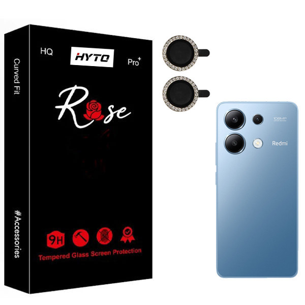 محافظ لنز دوربین هیتو مدل Rose Jewel Ring مناسب برای گوشی موبایل شیائومی Redmi Note 13 4G