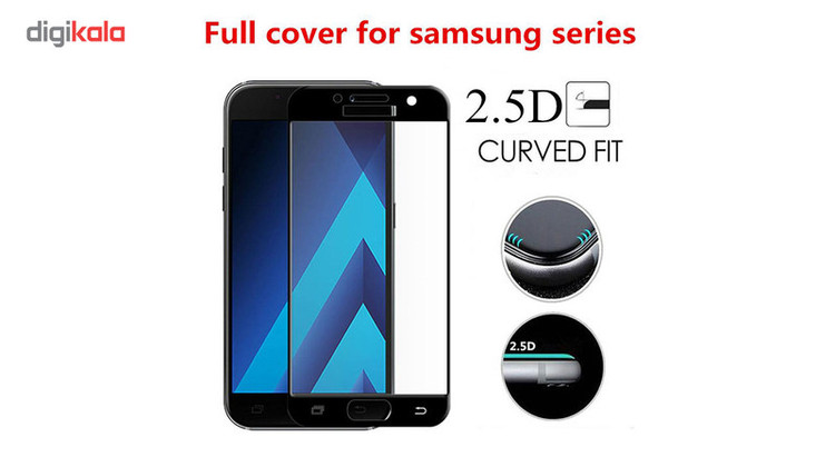 محافظ صفحه نمایش 5D و نانو هورس مدل FAG مناسب برای گوشی موبایل سامسونگ Galaxy A7 2017 مجموعه سه عددی