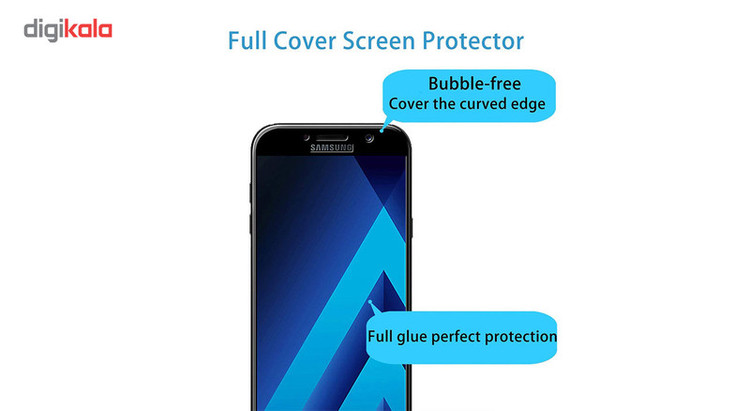 محافظ صفحه نمایش 5D و نانو هورس مدل FAG مناسب برای گوشی موبایل سامسونگ Galaxy A7 2017 مجموعه سه عددی