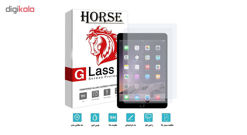 محافظ صفحه نمایش گلس هورس مدل UCC مناسب برای تبلت اپل iPad mini 3 بسته دو عددی