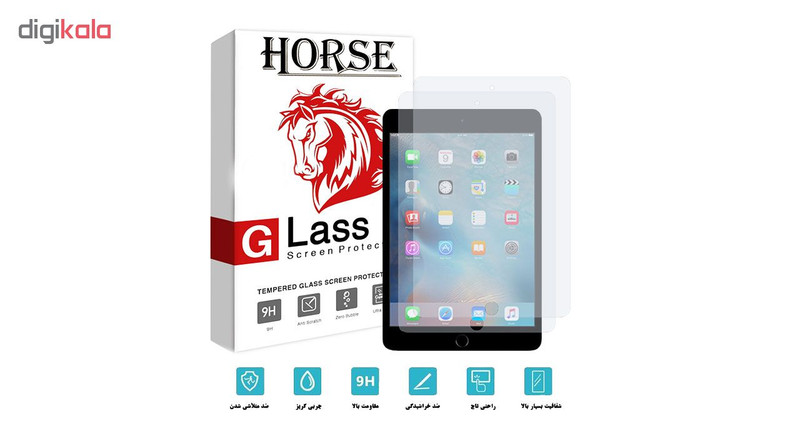 محافظ صفحه نمایش گلس هورس مدل UCC مناسب برای تبلت اپل iPad mini 4 بسته دو عددی