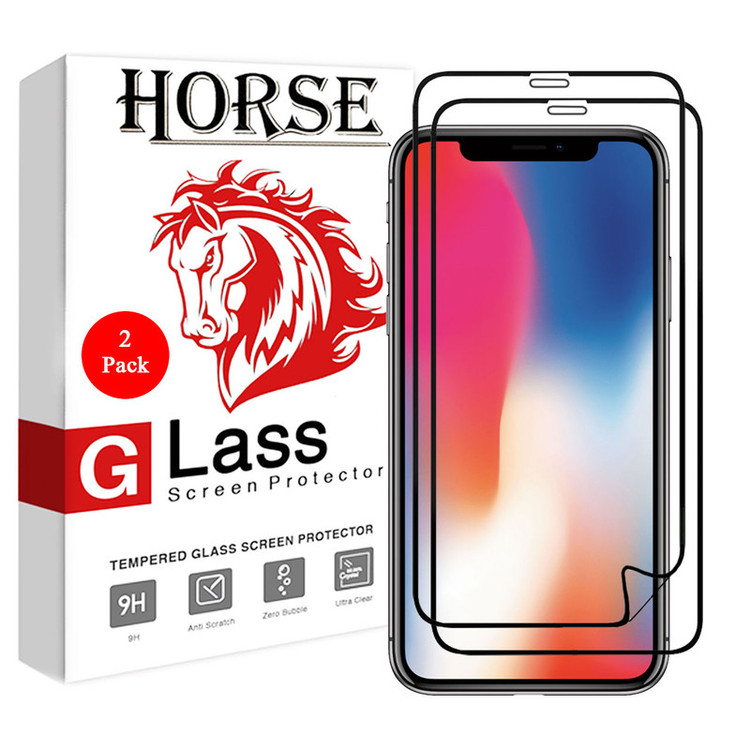محافظ صفحه نمایش نانو 3D هورس مدل FSN مناسب برای گوشی موبایل اپل iPhone XR بسته دو عددی