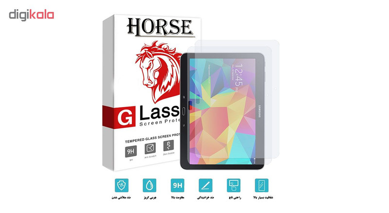 محافظ صفحه نمایش گلس هورس مدل UCC مناسب برای تبلت سامسونگ Galaxy Tab 4 10 T530 بسته دو عددی
