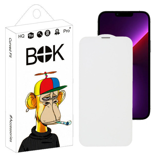 محافظ صفحه نمایش بوک طرح بی حاشیه مدل Air Mesh مناسب برای گوشی موبایل اپل iPhone 13 pro max