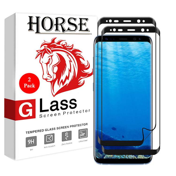 محافظ صفحه نمایش نانو 3D هورس مدل FSN مناسب برای گوشی موبایل سامسونگ Galaxy S8 Plus بسته دو عددی