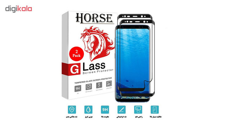 محافظ صفحه نمایش نانو 3D هورس مدل FSN مناسب برای گوشی موبایل سامسونگ Galaxy S8 Plus بسته دو عددی