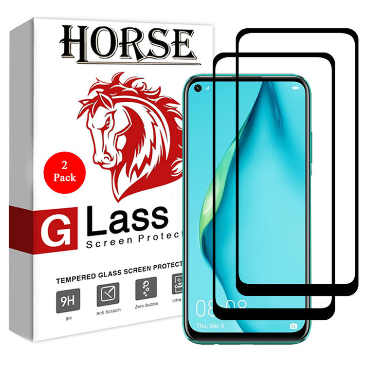 محافظ صفحه نمایش 5D هورس مدل FAG مناسب برای گوشی موبایل هوآوی P40 lite بسته دو عددی
