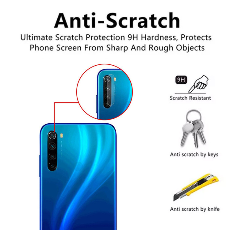 محافظ لنز دوربین هورس مدل UTF مناسب برای گوشی موبایل شیائومی Redmi Note 8T بسته سه عددی