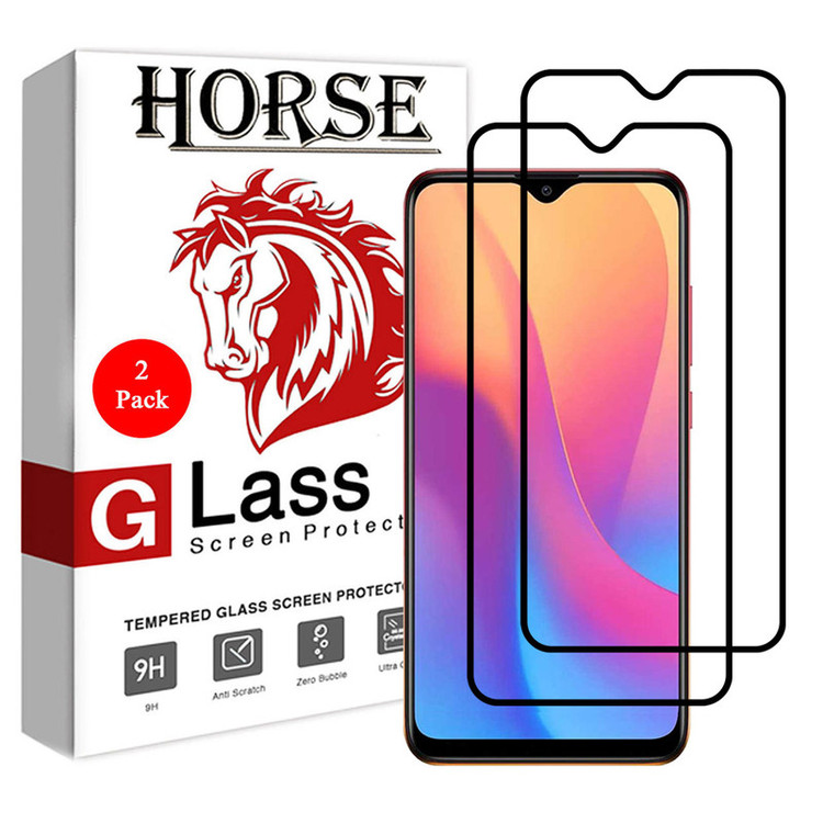 محافظ صفحه نمایش 5D هورس مدل FAG مناسب برای گوشی موبایل شیائومی Redmi 9A بسته دو عددی