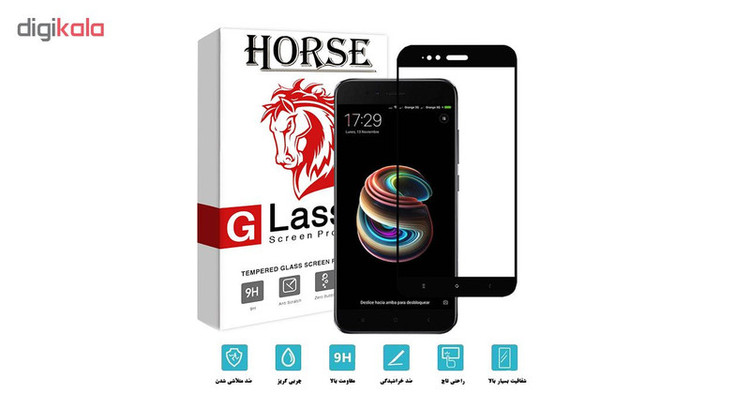 محافظ صفحه نمایش 5D هورس مدل FAG مناسب برای گوشی موبایل شیائومی Mi A1 / Mi 5X
