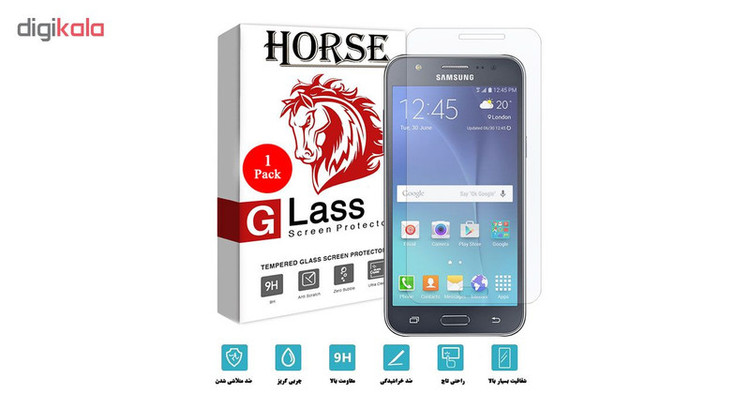 محافظ صفحه نمایش هورس مدل UCC مناسب برای گوشی موبایل سامسونگ Galaxy J7 2015