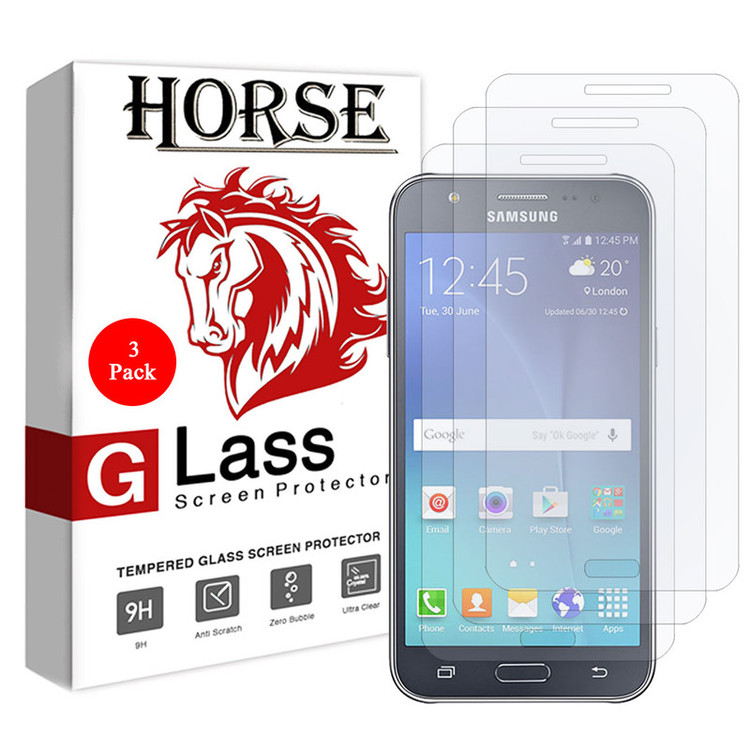 محافظ صفحه نمایش هورس مدل UCC مناسب برای گوشی موبایل سامسونگ Galaxy J7 2015 بسته سه عددی