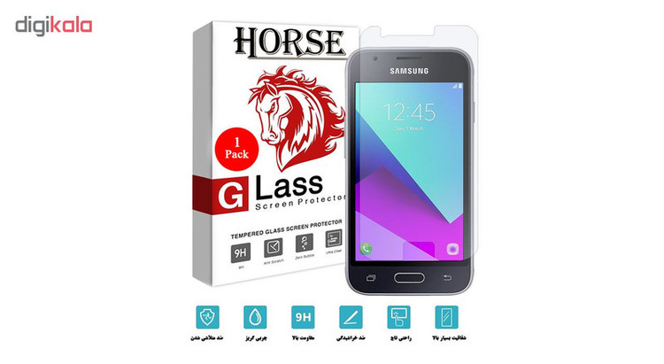 محافظ صفحه نمایش هورس مدل UCC مناسب برای گوشی موبایل سامسونگ Galaxy J1 Mini / J1 Nxt